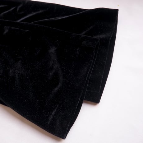 "R&M Richards" black velours easy pants