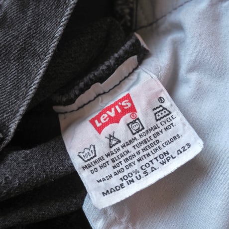 90s made in USA Levi's 501 cut off denim pants