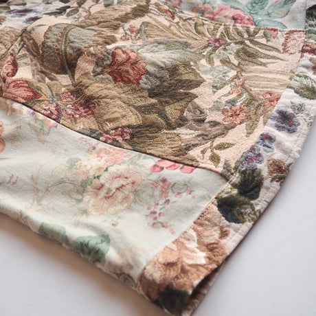 "Coldwater Creek" floral patchwork tapestry jacket