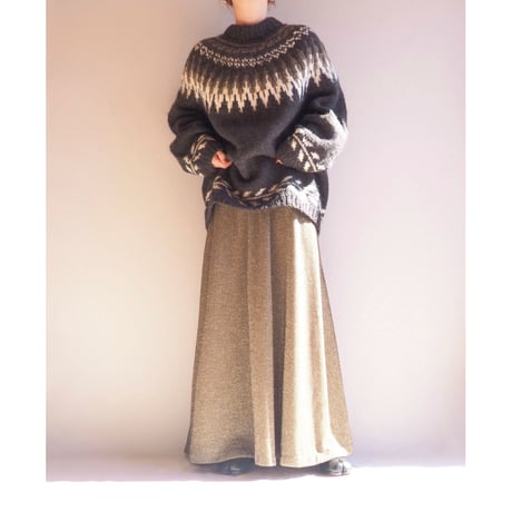 "Susan Barry" made in England glitter maxi skirt