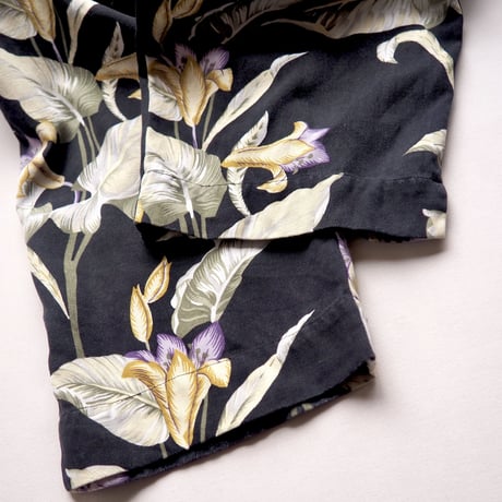 ”Coldwater Creek" floral silk easy pants