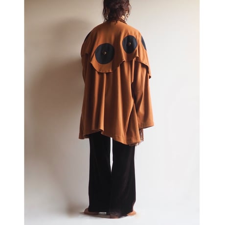 vintage fringe & studs design jacket