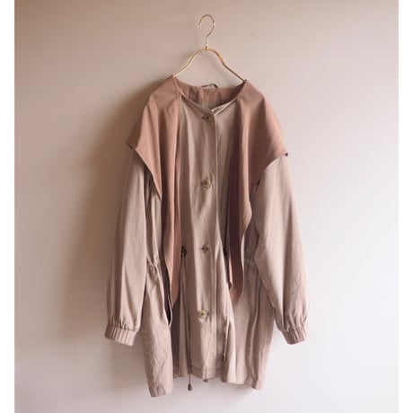 80s "GANTOS" drawstring design coat
