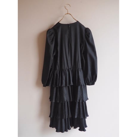 "Vision" ruffle tiered midi dress