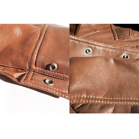 "King Arthur" faux leather shirts jacket