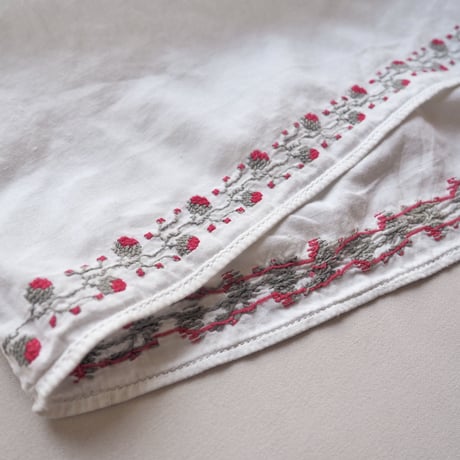 vintage ukrainian embroidered midi dress