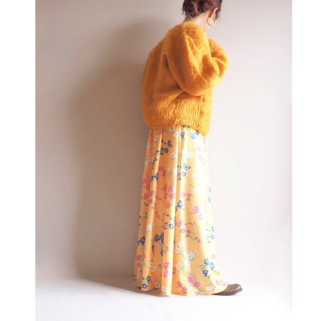 80s made in France mohair cardigan