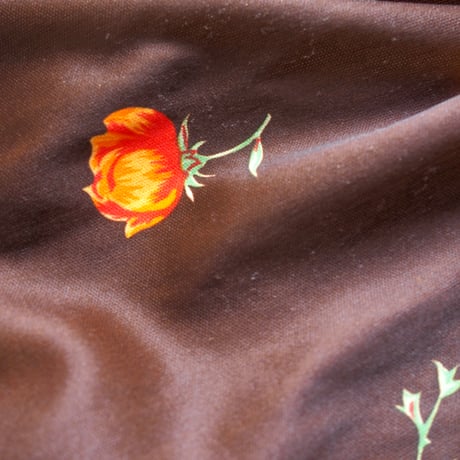 70s floral wide flare pants