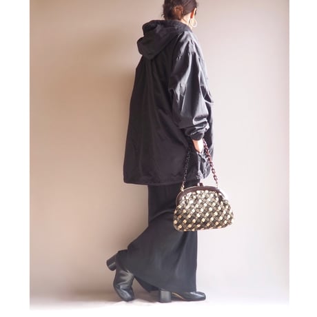 90s "NIKE" oversized anorak parka