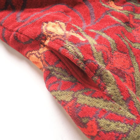 made in Italy floral knit coat
