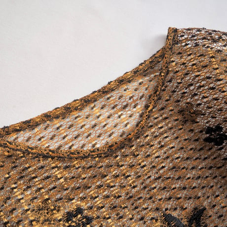 80s〜 scallop lace blouse