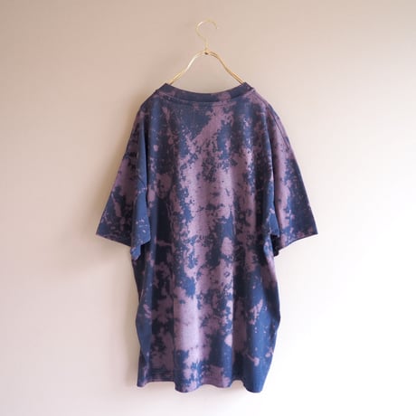 90s "Hanes" bleach print t-shirts