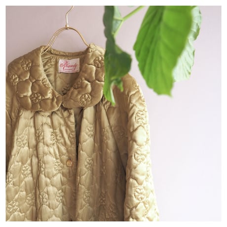 60s "Rhapsody by GLAZIER" quilted coat