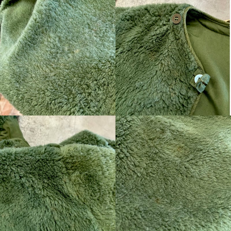 Swedish army M-59 reversible boa liner coat | N