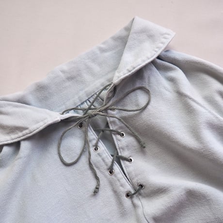 vintage balloon sleeve folk blouse