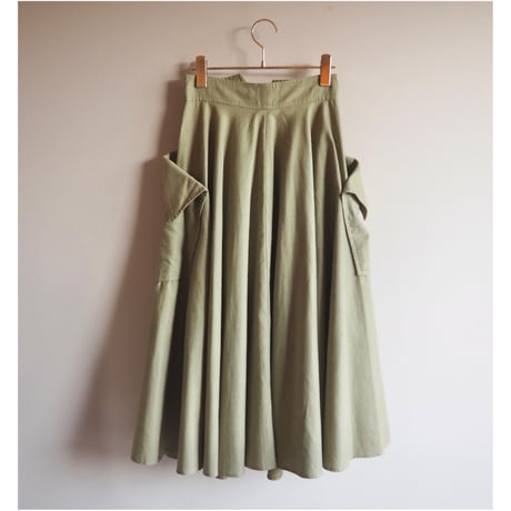 vintage design midi skirt