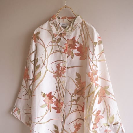 "ALFRED DUNNER" sheer floral blouse