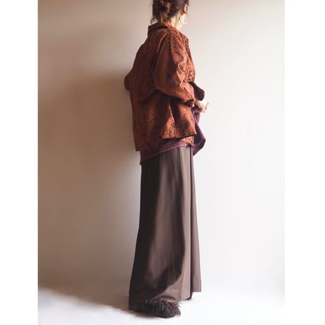 70s "Ship'n Shore" easy flare maxi skirt