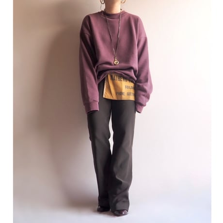 90s "Tultex" oversized plain sweat