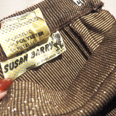 "Susan Barry" made in England glitter maxi skirt