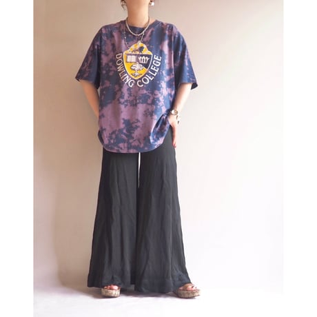 90s "Hanes" bleach print t-shirts