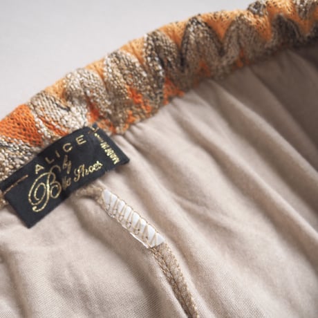 made in Italy metallic knit flare pants