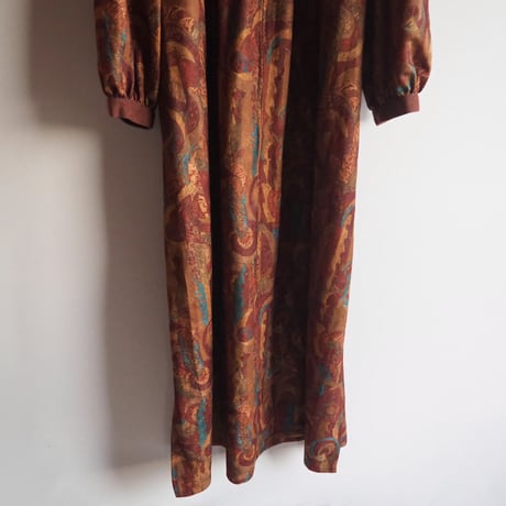 70s "Twilight" abstract house maxi dress