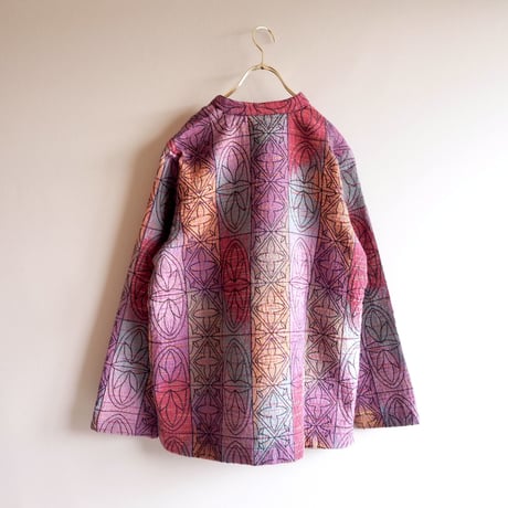 vintage abstract tapestry jacket