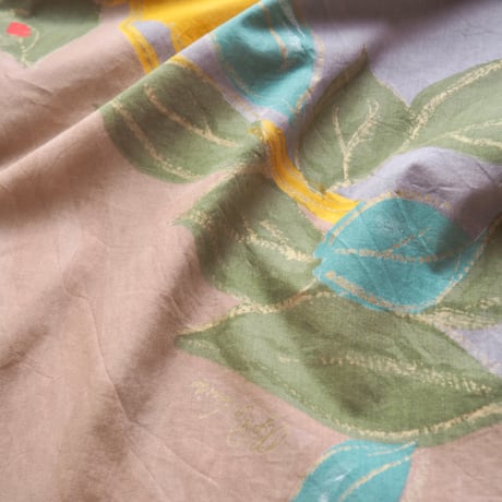 made in Italy floral cotton flare dress