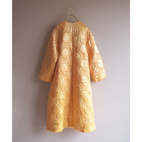 60〜70s "RHAPSODY by GLAZIER" scallop quilted robe