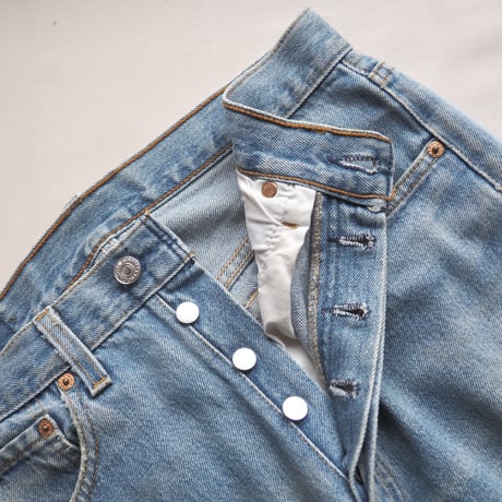90s made in USA Levi's 501 damage denim pants
