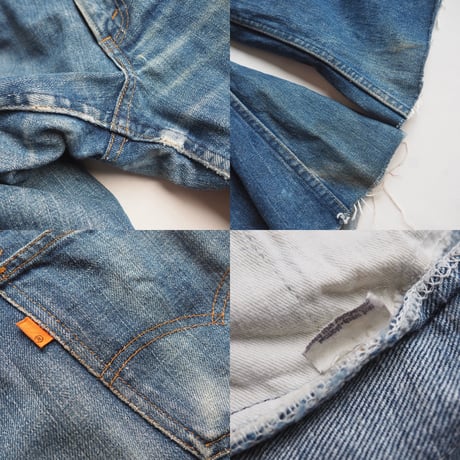 80s made in USA Levi's 646 cutoff denim