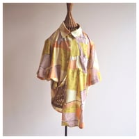 "Kathy Che" abstract print s/s blouse