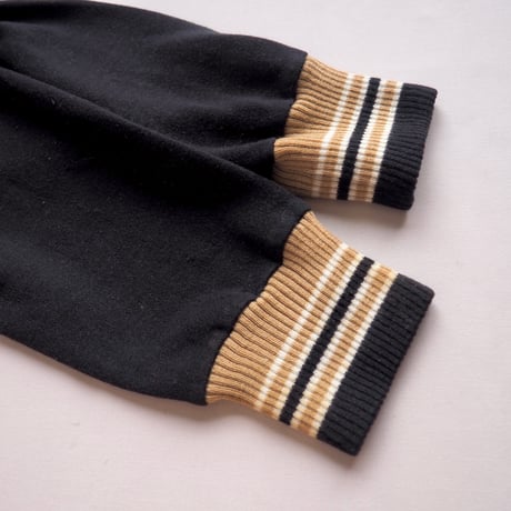 80s "NIKE" beige × black track jacket