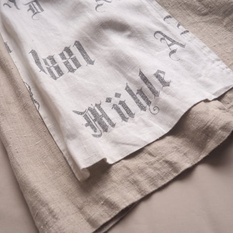 "SIEBENSTEIN" linen design wrap maxi skirt