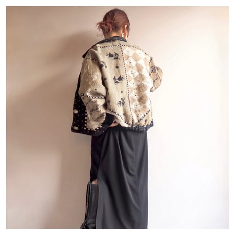 "Painted Pony" switching tapestry jacket