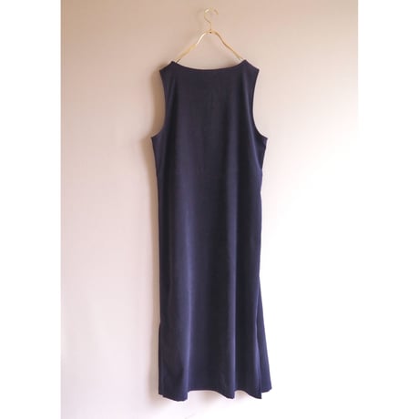 "Talbots" faux suede sleeveless maxi dress