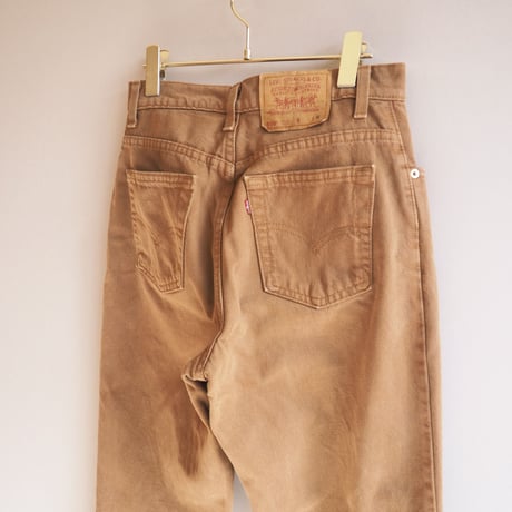 90s made in USA Levi's 550 brown denim pants