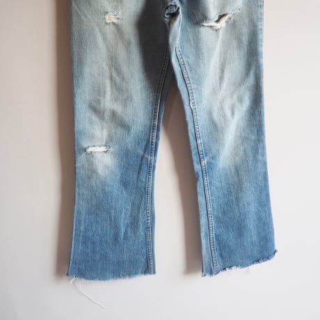 70s made in USA Levi's 646 cutoff denim