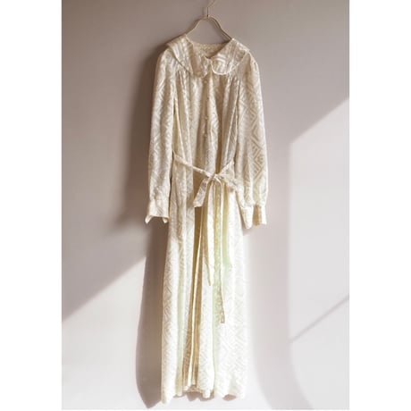 60s floral abstract sheer maxi dress