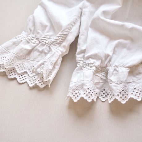 antique cotton lace night jacket