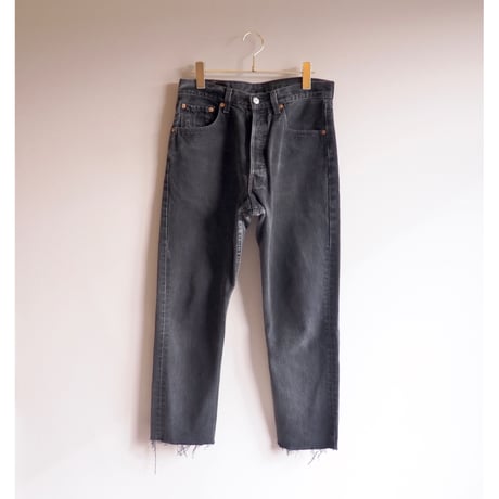 90s made in USA Levi's 501 cut off denim pants