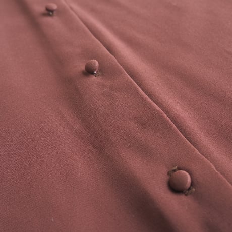 "Armon Originals" ruffle collar sheer blouse