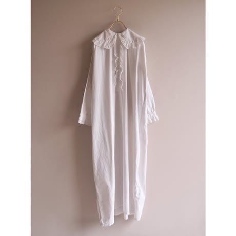 1900s〜 edwardian ruffle lace night dress