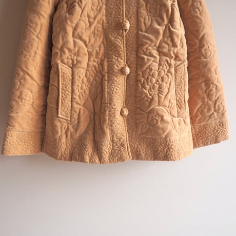 vintage floral quilted jacket