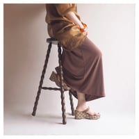 "Carolyn Strauss" elastic sleeveless maxi dress