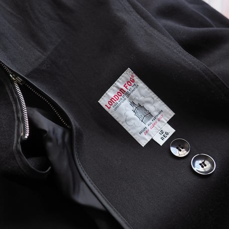 80s〜 "London fog" oversized trench coat