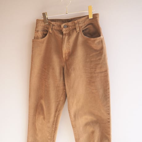 90s made in USA Levi's 550 brown denim pants