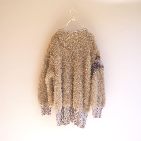 vintage shaggy design sweater
