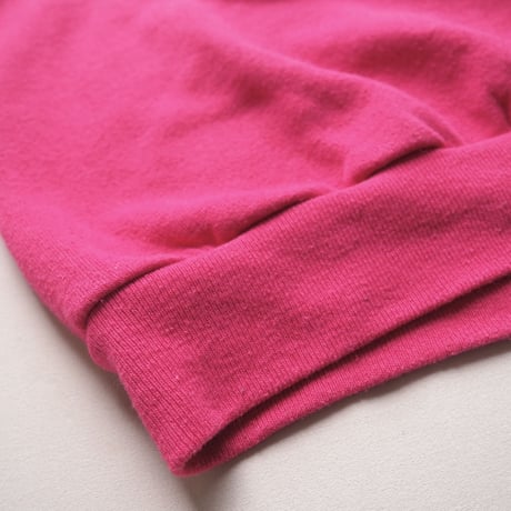 80s "JERZEES" vivid pink print sweat